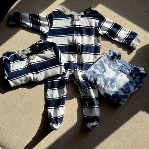 Burts Bees Baby Footie Pj Pack of 3, 3-6mo